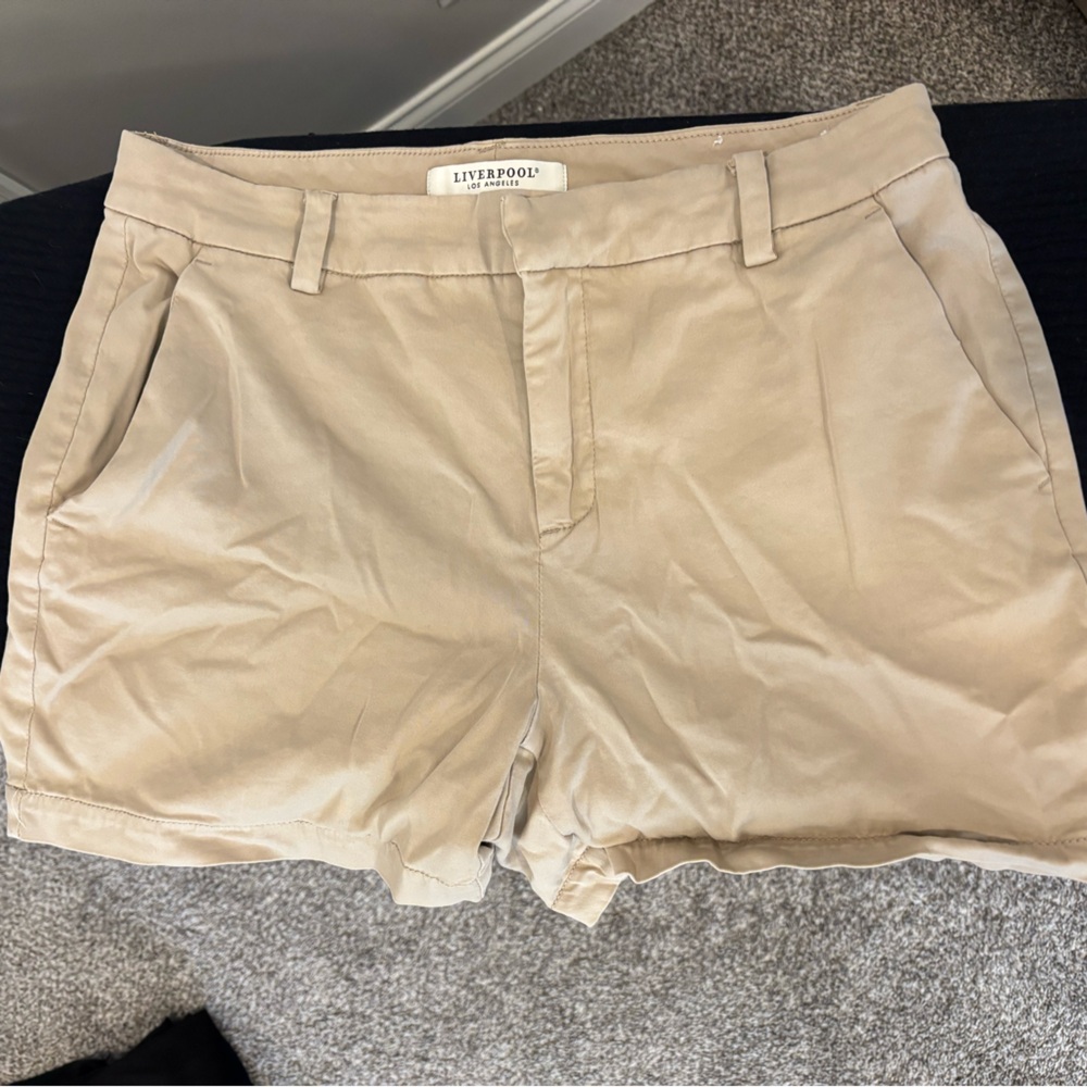 Liverpool Jeans Company Women's Beige/Tan Shorts